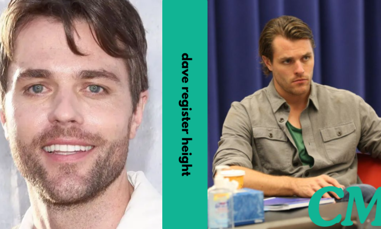 Dave Register Height – 6′3″ Actor in Fallout & Broadway